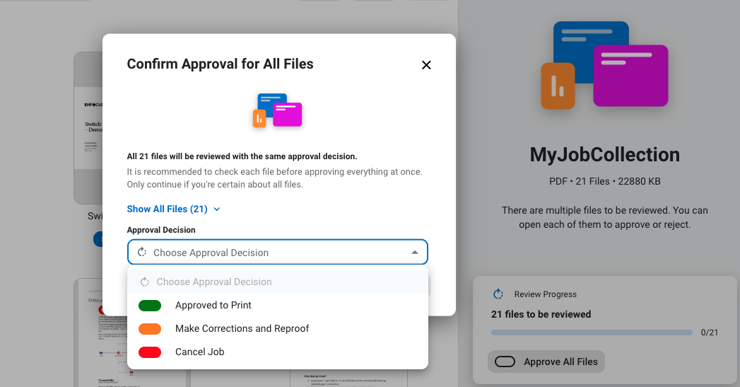 Allow bulk approval