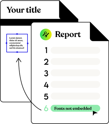 PDF preflight check graphic